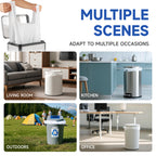 KeenEcho Small Trash Bags with Handles 2.6 Gallon 200 Count Black