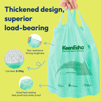 KeenEcho 1.2 Gallon 200 Counts Small Green Trash Bags with Handle
