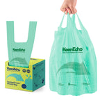 KeenEcho 1.2 Gallon 200 Counts Small Green Trash Bags with Handle