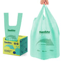 KeenEcho 4 Gallon 200 Counts Small Green Trash Bags with Handle