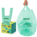 KeenEcho 6 Gallon 200 Counts Small Green Trash Bags with Handle