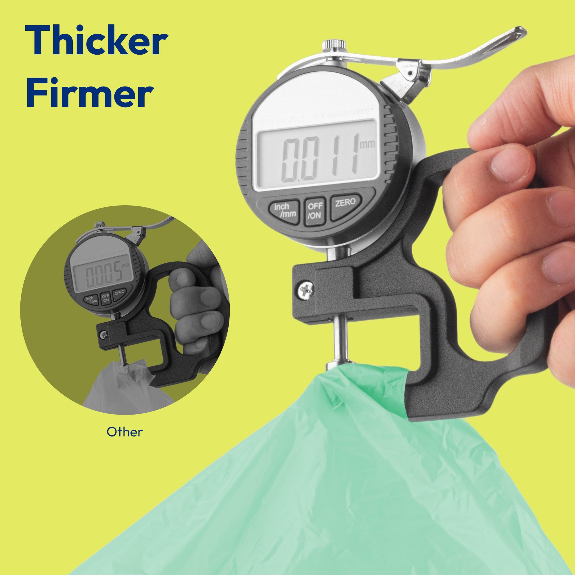 KeenEcho 8 Gallon 160 Counts Small Green Trash Bags with Handle