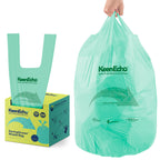 KeenEcho 8 Gallon 160 Counts Small Green Trash Bags with Handle