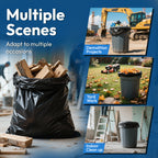 Heavy Duty Contractor Trash Bags 33 Gallon 30 Count, 1.0 Mil